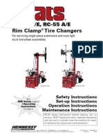 RC 45 - RC 55 Rim Clamp Tire Changer Manual