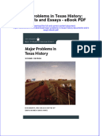 Ebook Major Problems in Texas History Documents and Essays PDF Full Chapter PDF