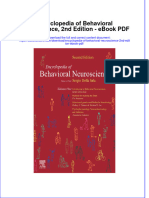 Ebook Encyclopedia of Behavioral Neuroscience 2Nd Edition PDF Full Chapter PDF