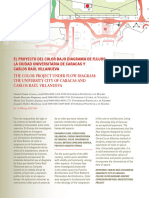 The Color Project Under Flow Diagram - The University City of Caracas and Carlos Raúl Villanueva