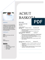 Achut Resume