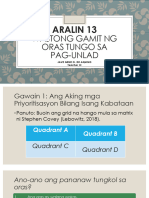 Aralin 13 - Wastong Gamit NG Oras Tungo Sa Pag-Unlad