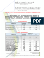 Edital PSS ARSO 001 2024 – EMSI LISTA Preliminar Pos Avaliacao Curricular e Entrevistas