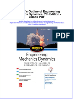 Download ebook Schaums Outline Of Engineering Mechanics Dynamics 7Th Edition Pdf full chapter pdf