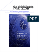 Download ebook Encyclopedia Of Interfacial Chemistry Surface Science And Electrochemistry Vol 1 Vol 7 Pdf full chapter pdf