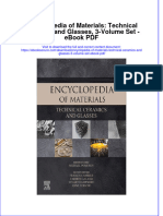 Download ebook Encyclopedia Of Materials Technical Ceramics And Glasses 3 Volume Set Pdf full chapter pdf