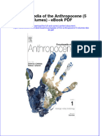 Download ebook Encyclopedia Of The Anthropocene 5 Volumes Pdf full chapter pdf