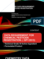 Chemistry Data Requirement