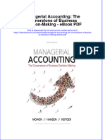 Download ebook Managerial Accounting The Cornerstone Of Business Decision Making Pdf full chapter pdf