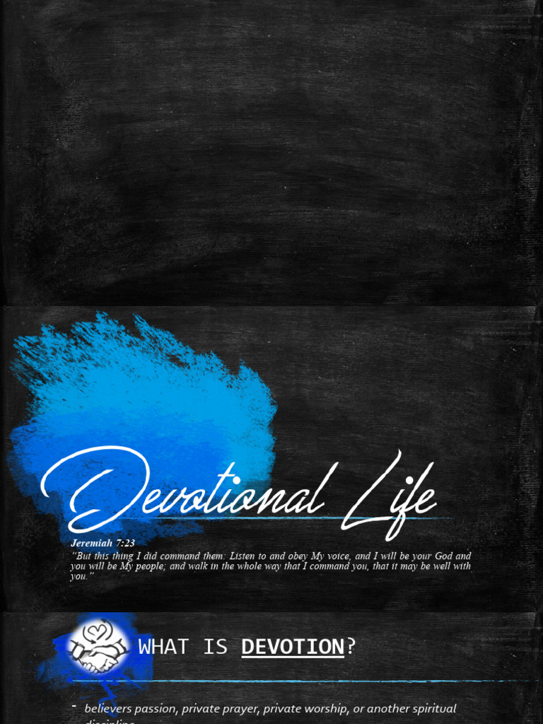 Understanding Devotion in Faith | PDF | Self-Improvement