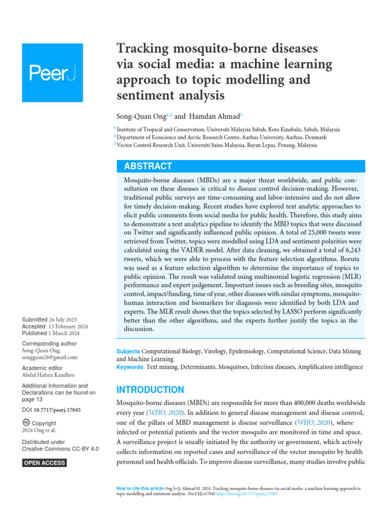 Peerj 17045 | PDF | Dependent And Independent Variables | Machine Learning