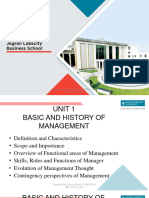 Jlbs PPT b10101 Fundamentals of Management Bba I Sem Jul Dec 2023 Unit 1