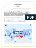 Día Mundial de La Salud