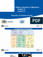 Life Sciences Gr.11 Lesson 2 Basic Structure of Bacteria