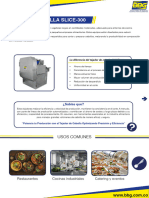 Ficha Tecnica Tajadora de Cebolla SLICE-300