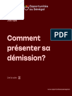 Comment Présenter Sa Démission