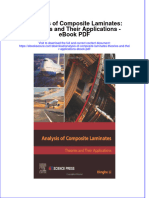 Download ebook Analysis Of Composite Laminates Theories And Their Applications Pdf full chapter pdf