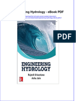 Download ebook Engineering Hydrology 2 full chapter pdf