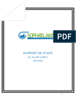 Rapport de Stage Fin D'etude Sophatlantic