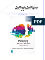 Download ebook Marketing Real People Real Choices Global Edition 11Th Edition Pdf full chapter pdf