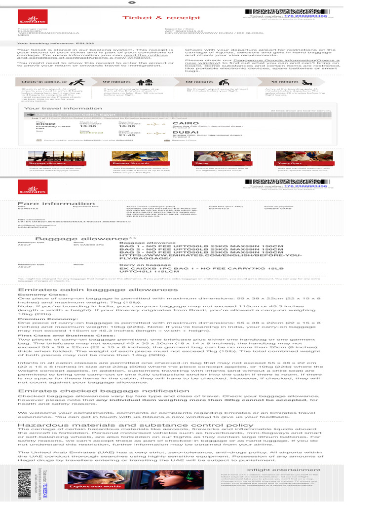 View your ticket manage your booking emirates 2 download free pdf