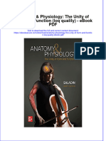 Ebook Anatomy Physiology The Unity of Form and Function Loq Quality PDF Full Chapter PDF