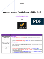 Landmark Supreme Court Judgments
