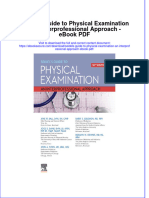 Download ebook Seidels Guide To Physical Examination An Interprofessional Approach Pdf full chapter pdf