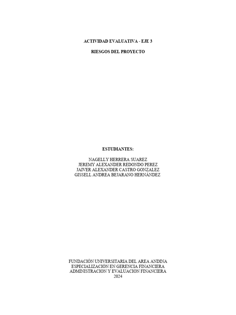 Actividad Evaluativa Eje 3 Riesgos Final | PDF | Ciclones tropicales ...