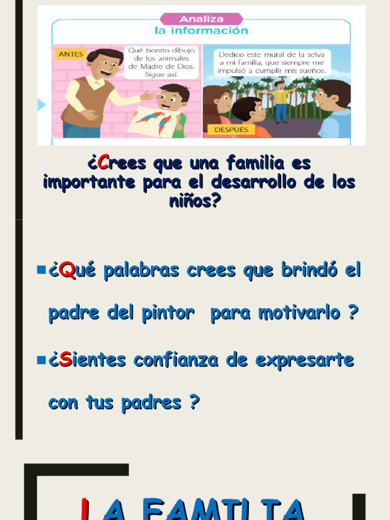 Importancia de la familia en el desarrollo | PDF | Salud y bienestar ...