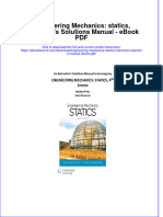 Download ebook Engineering Mechanics Statics Instructors Solutions Manual Pdf full chapter pdf