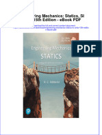 Ebook Engineering Mechanics Statics Si Units 15Th Edition PDF Full Chapter PDF