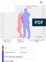 Hikaku Sitatter - Comparación de Estaturas