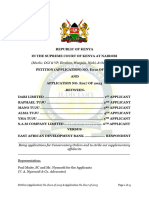 Petition Application No. E012 of 2023 Dari Limited