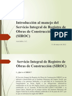 2022 - 05 - 31 Introducción Al Manejo Del SIROC