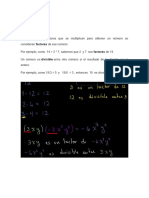 Unidad 1 - DIVISIBILIDAD, FACTORES Y MULTIPLOS, MCM, MCD NUM PRIMOS Y FACTORIZACION