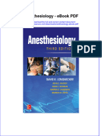 Ebook Anesthesiology PDF Full Chapter PDF