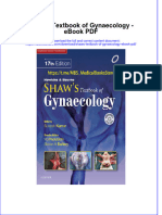 Download ebook Shaws Textbook Of Gynaecology Pdf full chapter pdf