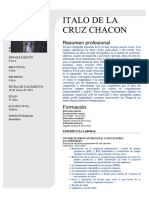 CV Italo de La Cruz Chacon 2023