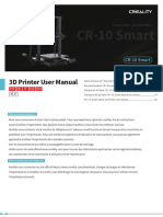 Creality CR-10 Smart Manual de Usuario