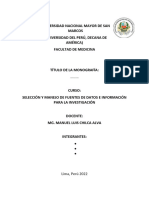 Estructura de La Monografía