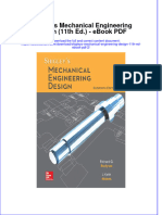 Ebook Shigleys Mechanical Engineering Design 11Th Ed 2 Full Chapter PDF
