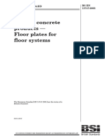 Precast Concrete Products - Floor Plates For Floor Systems: British Standard Bs en 13747:2005