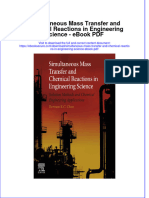Download ebook Simultaneous Mass Transfer And Chemical Reactions In Engineering Science Pdf full chapter pdf