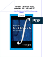 Ebook Single Variable Calculus Early Transcendentals 9Th PDF Full Chapter PDF