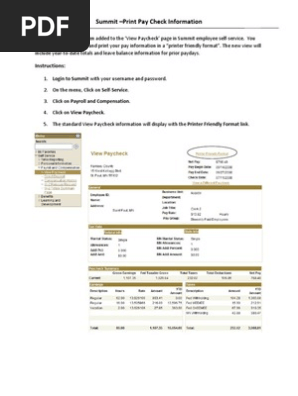 1Print Pay Stub1