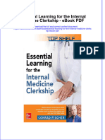 Ebook Essential Learning For The Internal Medicine Clerkship PDF Full Chapter PDF