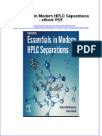 Ebook Essentials in Modern HPLC Separations PDF Full Chapter PDF