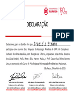 Certificado Simpósio - Participantes