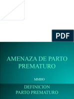 Amenaza de Parto Prematuro